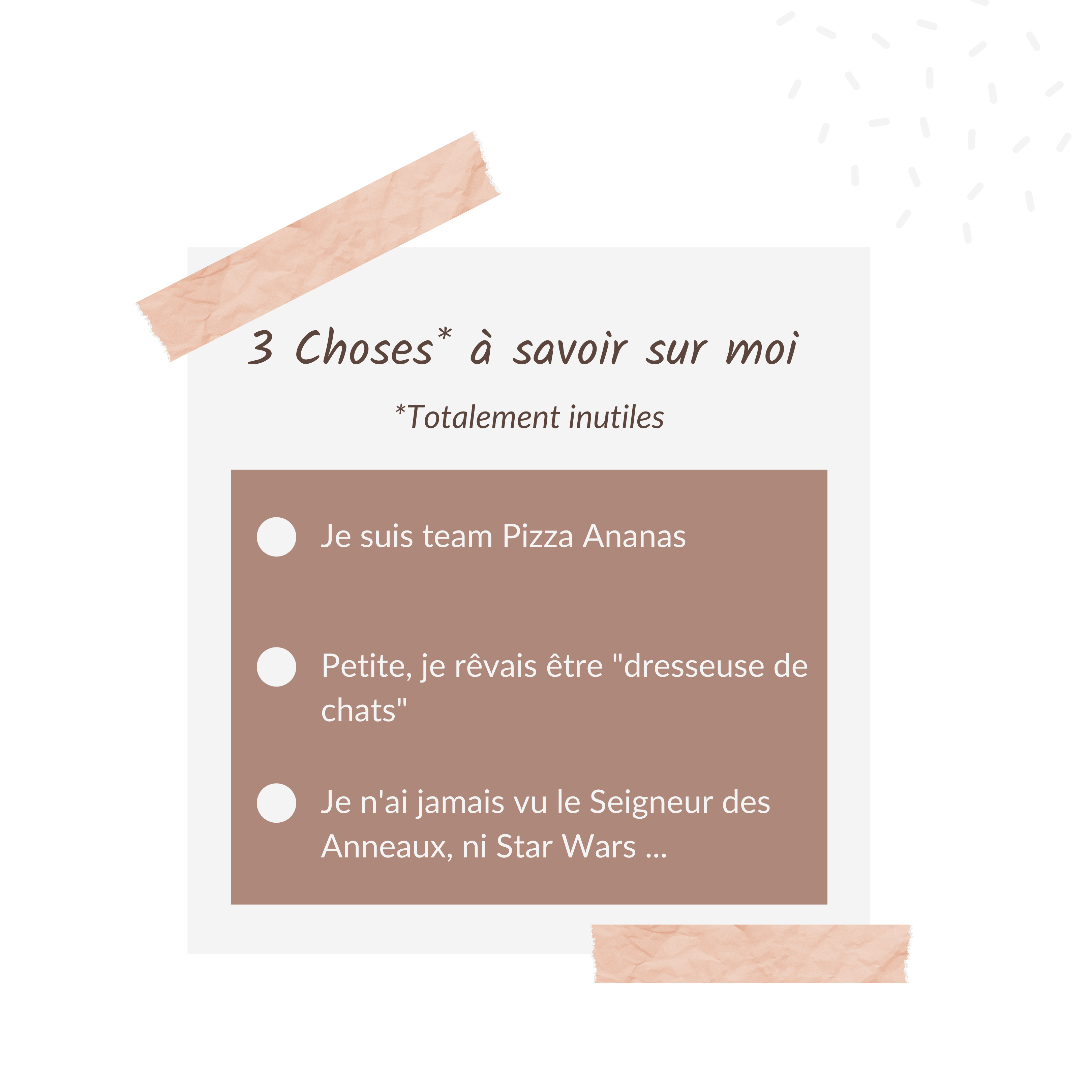 Brown Rustic Aesthetic Post It Memo Instagram Post