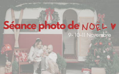 Seance photo de Noel – Orleans Blois et Chateaudun – 2 décors